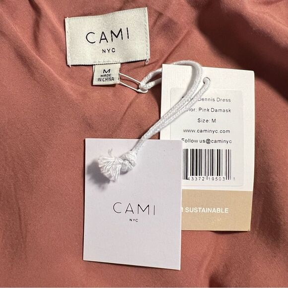 Cami NYC Womens Floral Silk Slip Dress Size M Fringe Gatsby Wedding Party Glam - Picture 9 of 11